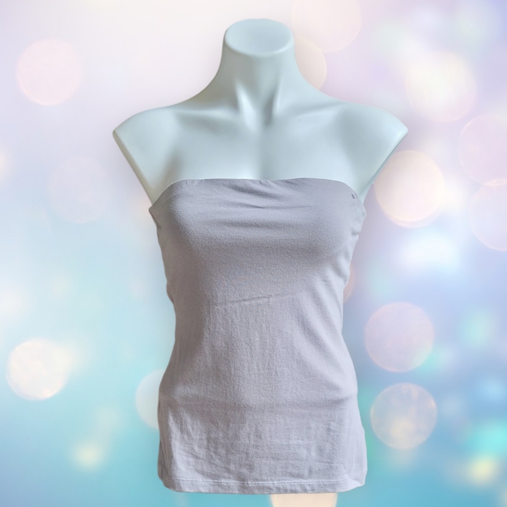Lilu PacSun Y2K Large Gray Tube Top